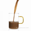 황금 홀더가 있는 맞춤형 커피 컵